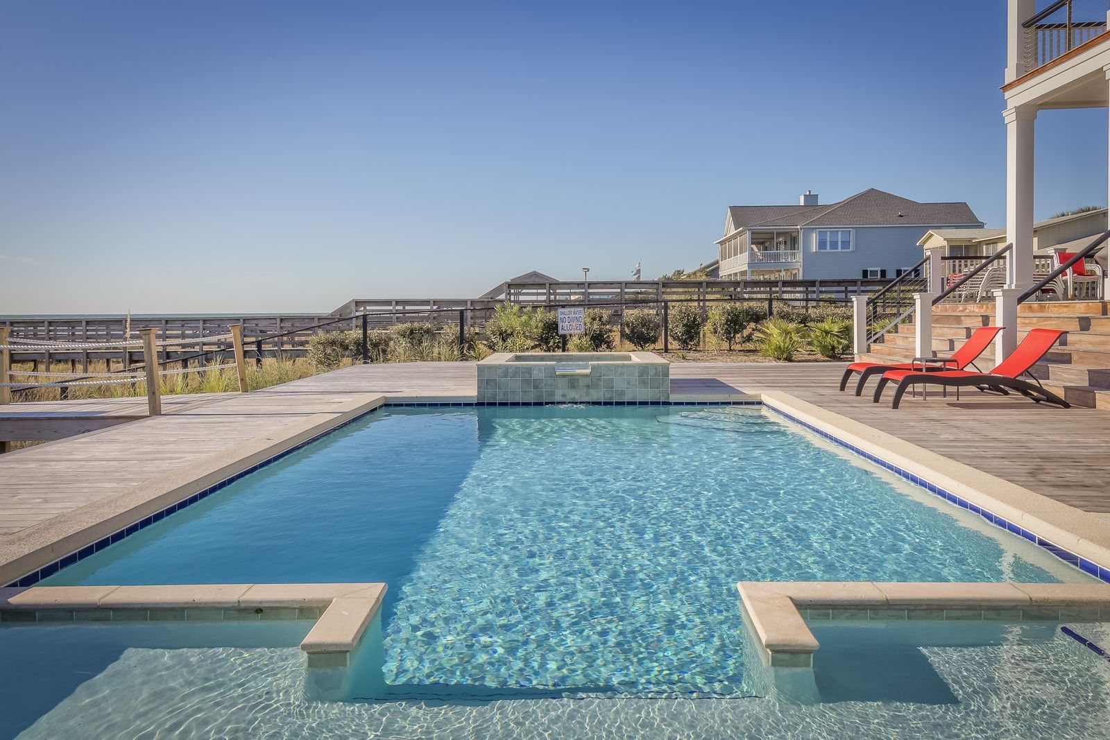 Finished swimming pool
